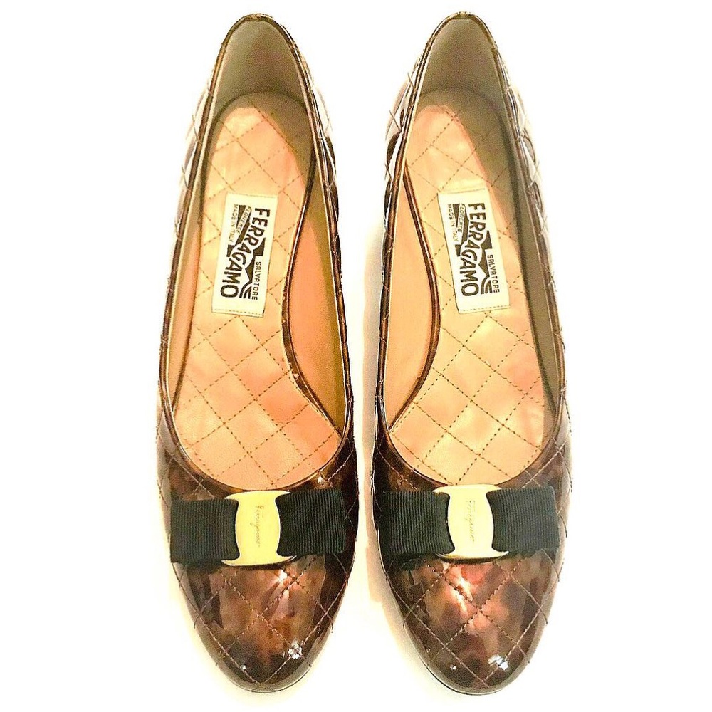SALVATORE FERRAGAMO | Vara Logo Bow Pumps